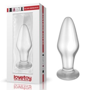 PLug Anal Romance de Cristal de 4,3"