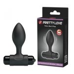 Plug Vibra Butt Pretty Love Negro 10 Modos de Vibraciòn.
