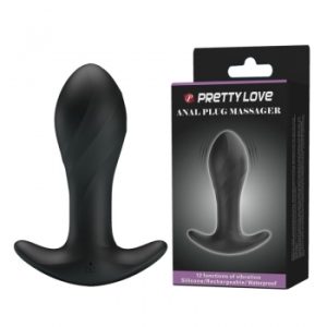 Plug Anal con Vibraciòn Recargable 12 Funciones.