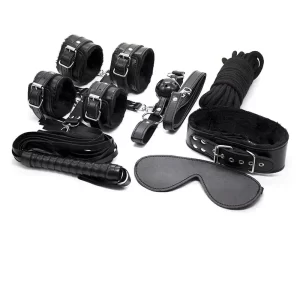 Kit Bdsm 7 piezas color negro