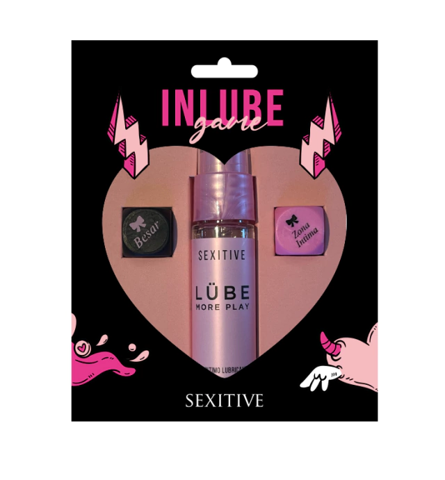 Lubricante más 2 Dados Inlube Game More Play Lubricante más 2 Dados Inlube Game More Play
